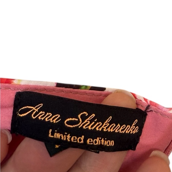 NWOT Pink Floral Summer Dress – Limited Edition by Ukrainian Designer – Size 8 - Picture 6 of 6